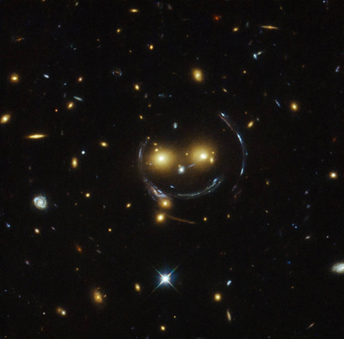 Cúmulo de galaxias da Cara sorrinte