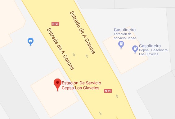 Estación de servizo Los Claveles - Lugo