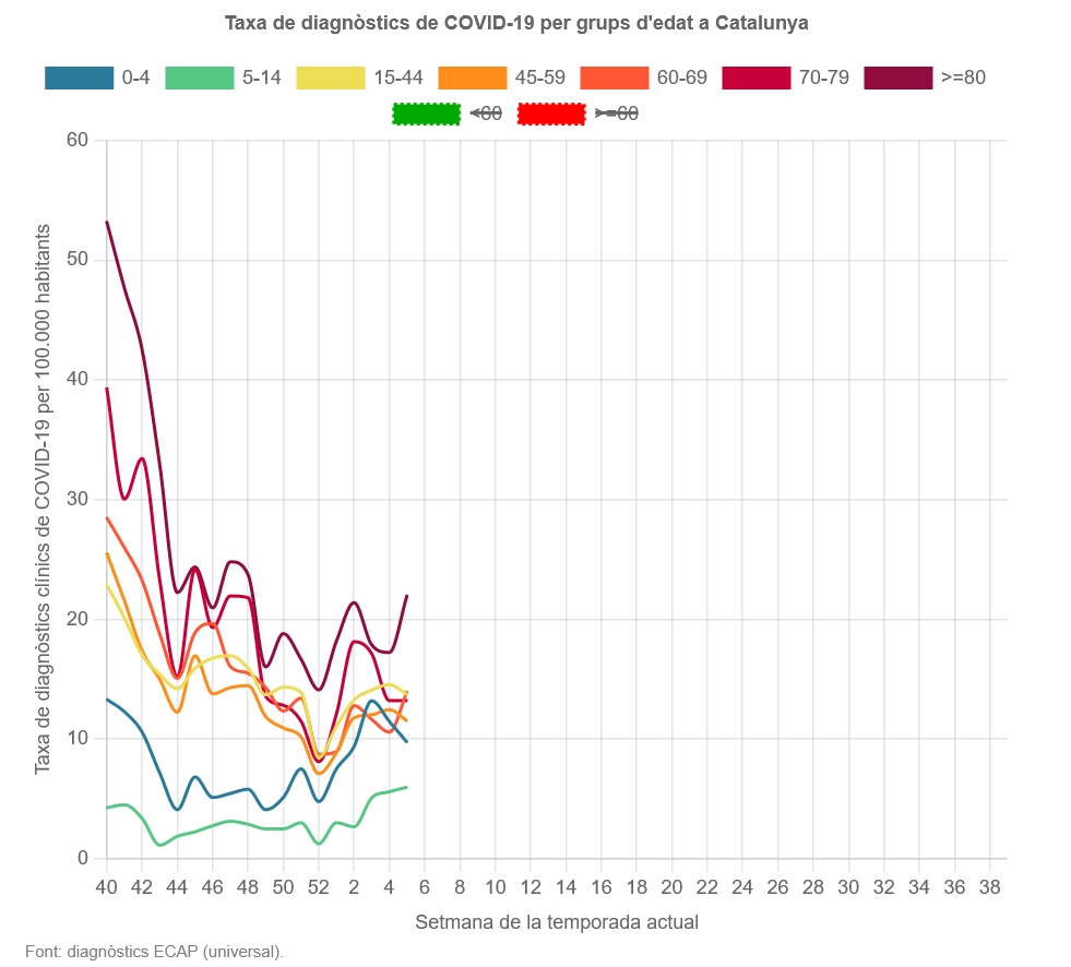 Casos activos y hospitalizados