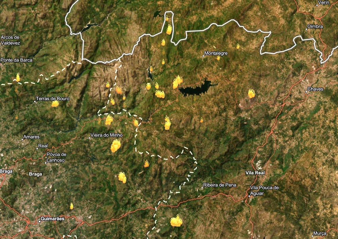 Incendios no Xurés